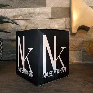 NAEEM KHAN Rose Scented Candle 100% Natural Soy Hobnail Glass Vessel 7oz NEW